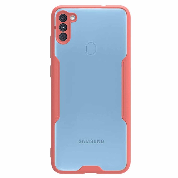 Microsonic Samsung Galaxy M11 Kılıf Paradise Glow Pembe 2