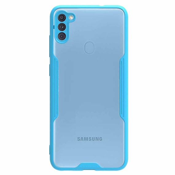 Microsonic Samsung Galaxy M11 Kılıf Paradise Glow Turkuaz 2