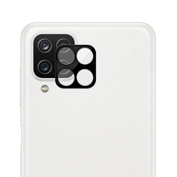 Microsonic Samsung Galaxy M12 Kamera Lens Koruma Camı V2 Siyah 1