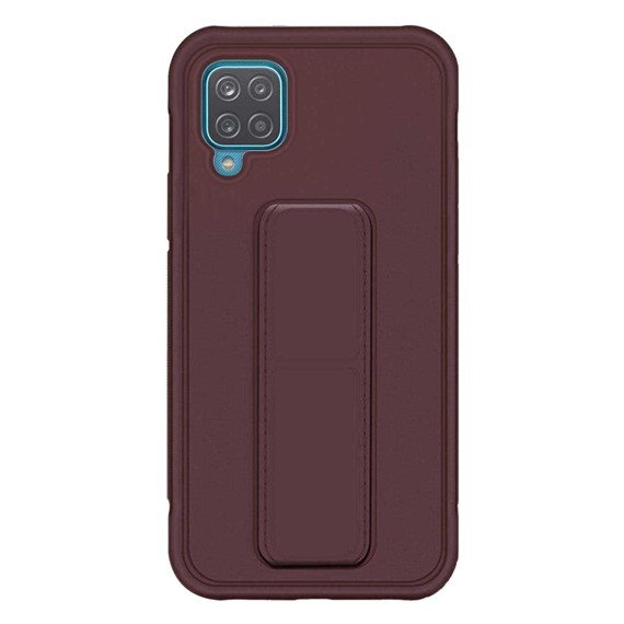 Microsonic Samsung Galaxy M12 Kılıf Hand Strap Mor 2