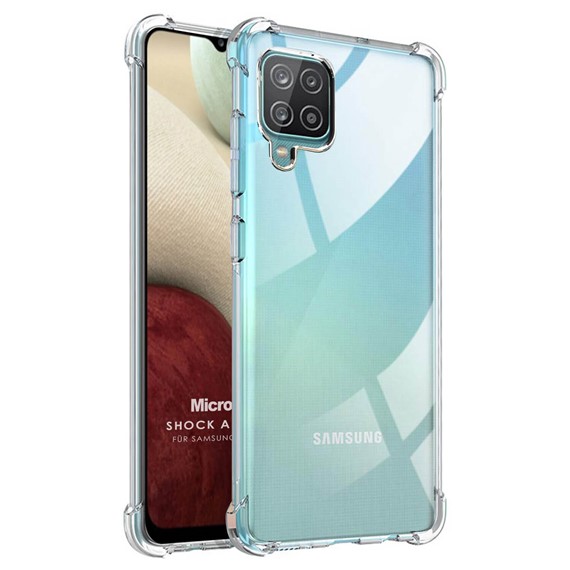 Microsonic Samsung Galaxy A12 Kılıf Shock Absorbing Şeffaf 1