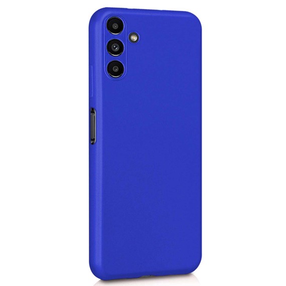 Microsonic Matte Silicone Samsung Galaxy A04S Kılıf Mavi 2