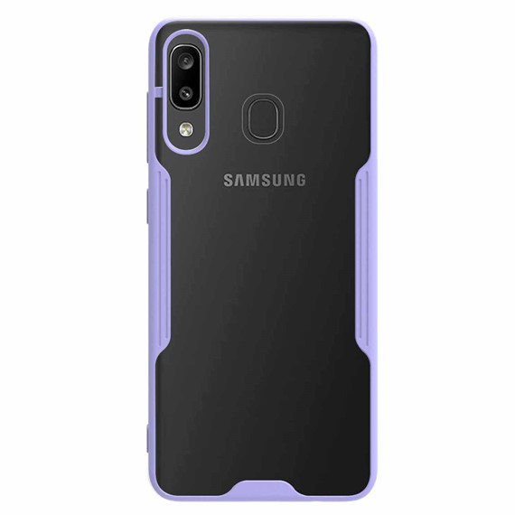 Microsonic Samsung Galaxy M10S Kılıf Paradise Glow Lila 2