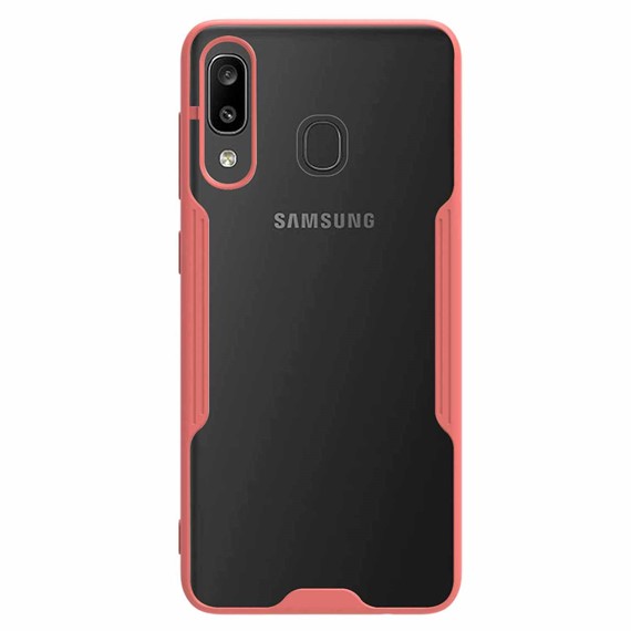 Microsonic Samsung Galaxy A20 Kılıf Paradise Glow Pembe 2