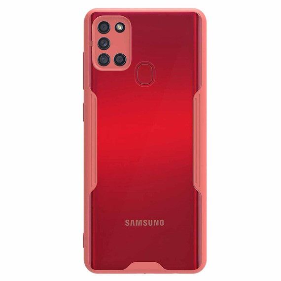 Microsonic Samsung Galaxy A21S Kılıf Paradise Glow Pembe 2