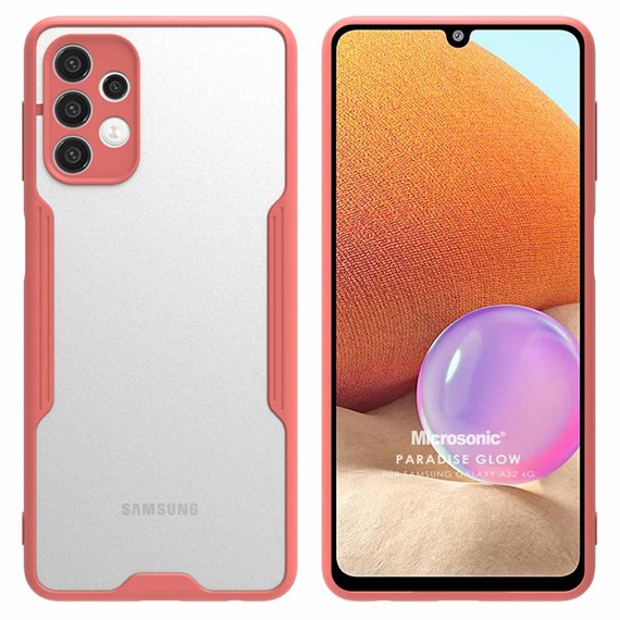 Microsonic Samsung Galaxy A32 4G Kılıf Paradise Glow Pembe 1