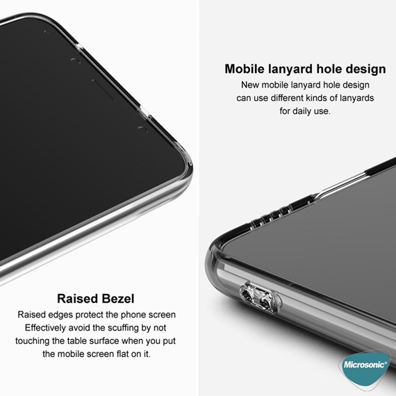 Microsonic Samsung Galaxy A32 4G Kılıf Transparent Soft Beyaz 6
