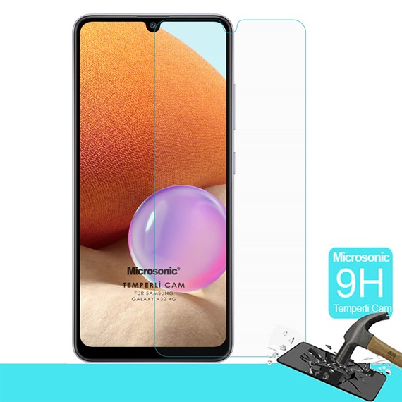 Microsonic Samsung Galaxy A32 4G Tempered Glass Cam Ekran Koruyucu 1