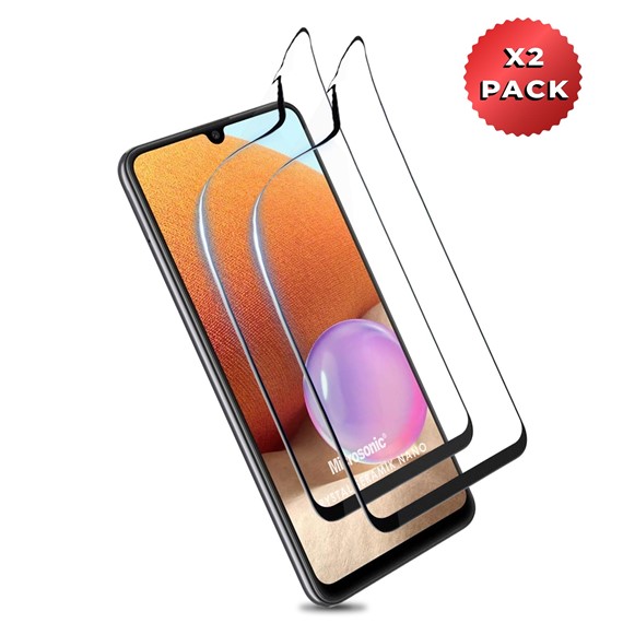 Microsonic Samsung Galaxy A32 4G Crystal Seramik Nano Ekran Koruyucu Siyah 2 Adet 2