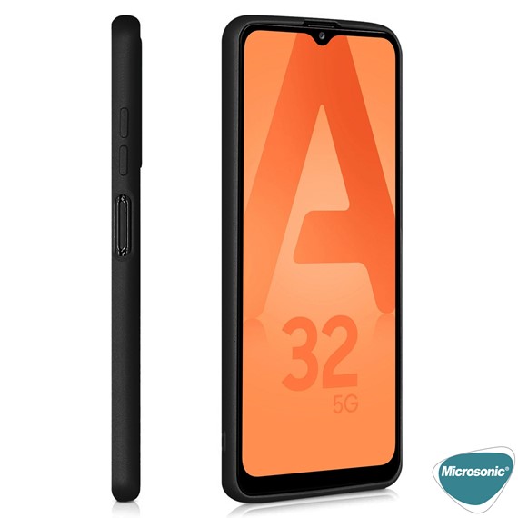 Microsonic Matte Silicone Samsung Galaxy A32 5G Kılıf Lacivert 7