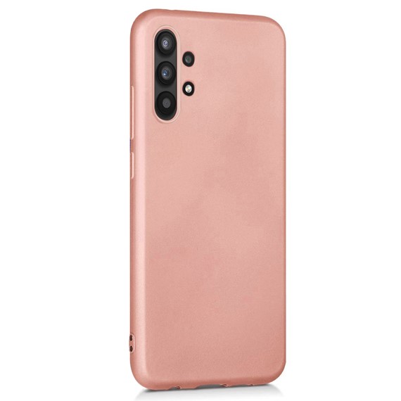 Microsonic Matte Silicone Samsung Galaxy A32 5G Kılıf Rose Gold 2