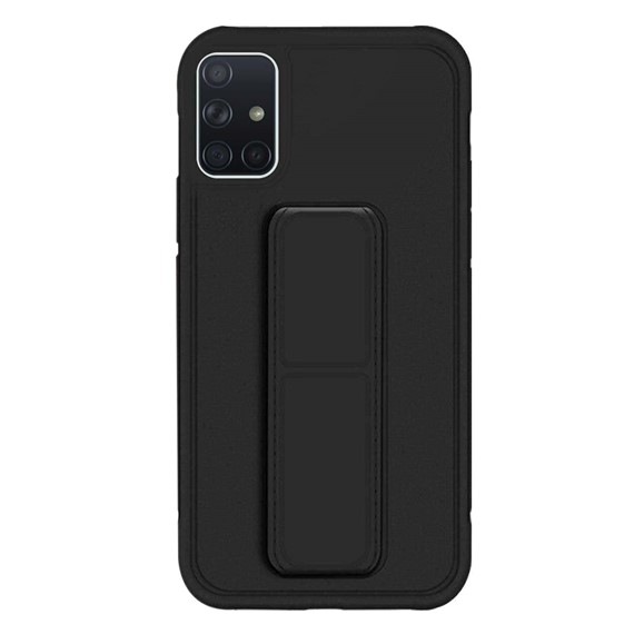 Microsonic Samsung Galaxy A71 Kılıf Hand Strap Siyah 2