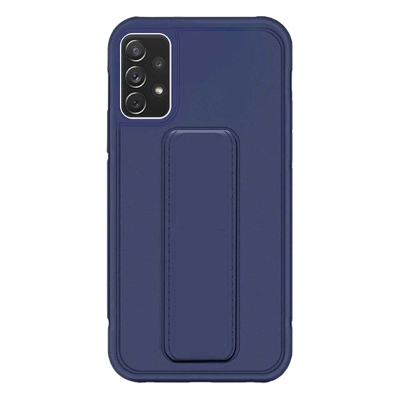 Microsonic Samsung Galaxy A72 Kılıf Hand Strap Lacivert 2