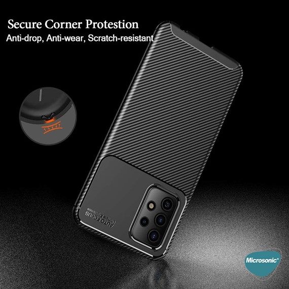 Microsonic Samsung Galaxy A52s Kılıf Legion Series Kahverengi 4