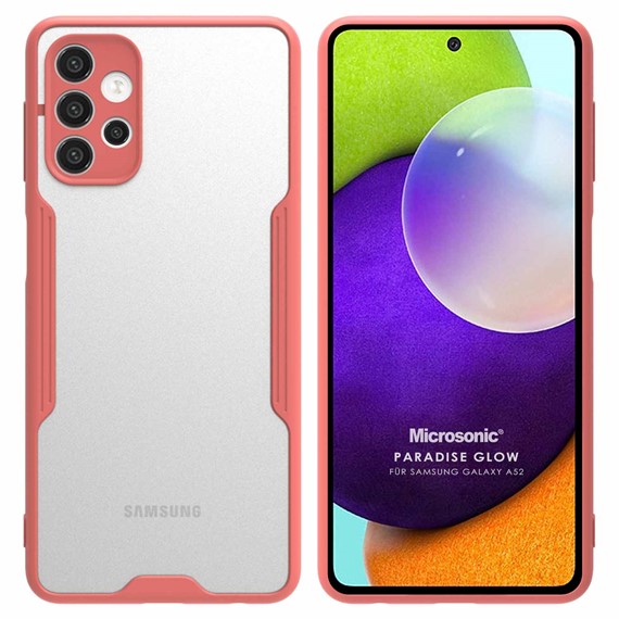 Microsonic Samsung Galaxy A52S Kılıf Paradise Glow Pembe 1