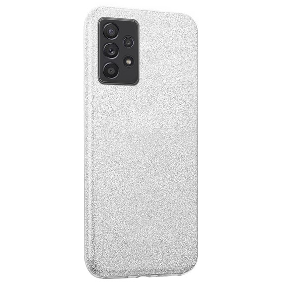 Microsonic Samsung Galaxy A52s Kılıf Sparkle Shiny Gümüş 2