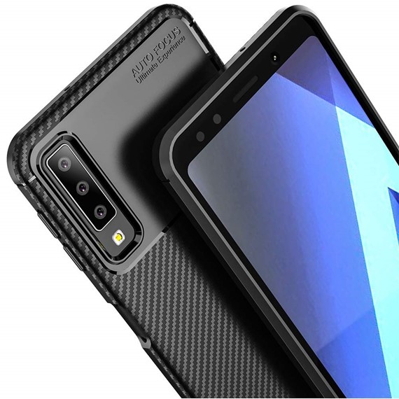 Microsonic Samsung Galaxy A7 2018 Kılıf Legion Series Lacivert 5