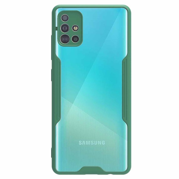 Microsonic Samsung Galaxy A71 Kılıf Paradise Glow Yeşil 2