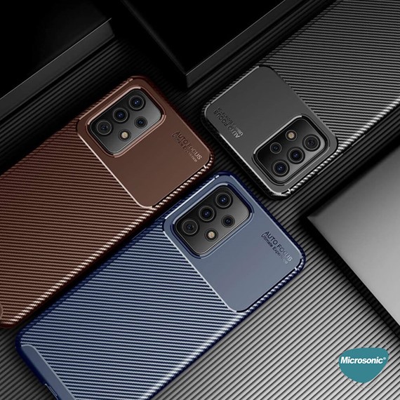 Microsonic Samsung Galaxy A72 Kılıf Legion Series Kahverengi 7