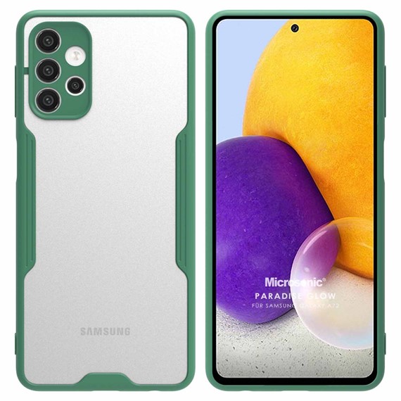 Microsonic Samsung Galaxy A72 Kılıf Paradise Glow Yeşil 1