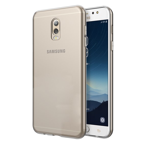 Microsonic Samsung Galaxy C8 Kılıf Transparent Soft Şeffaf 1