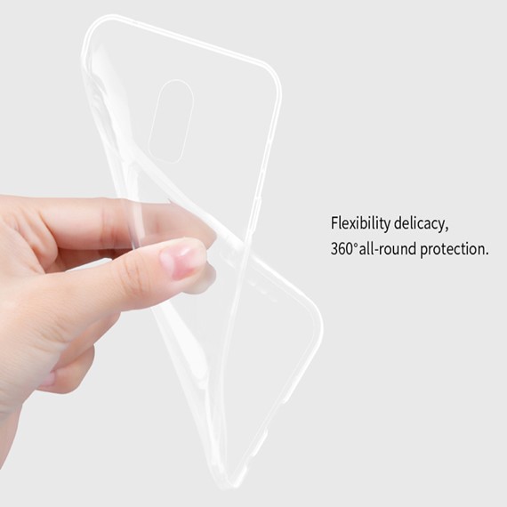 Microsonic Samsung Galaxy C8 Kılıf Transparent Soft Şeffaf 4