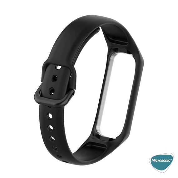 Microsonic Samsung Galaxy Fit 2 Silikon Kordon Kırmızı 6