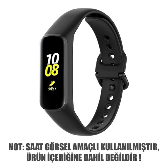 Microsonic Samsung Galaxy Fit 2 Silikon Kordon Siyah 2