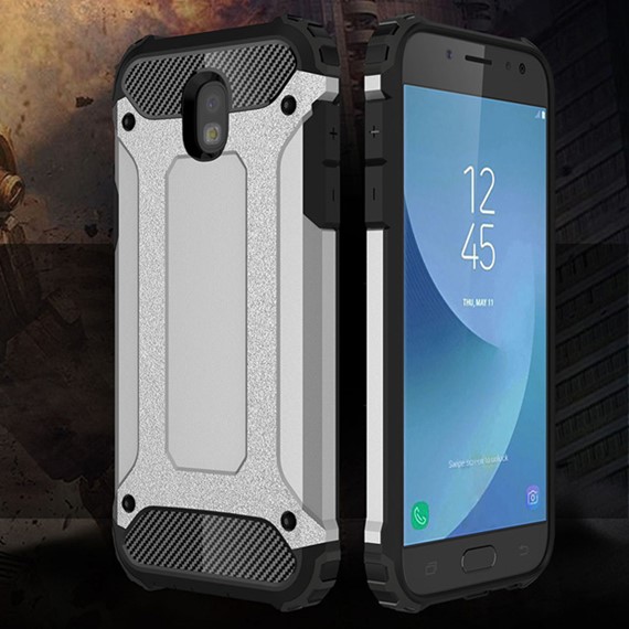 Microsonic Samsung Galaxy J5 Pro Kılıf Rugged Armor Mavi 5