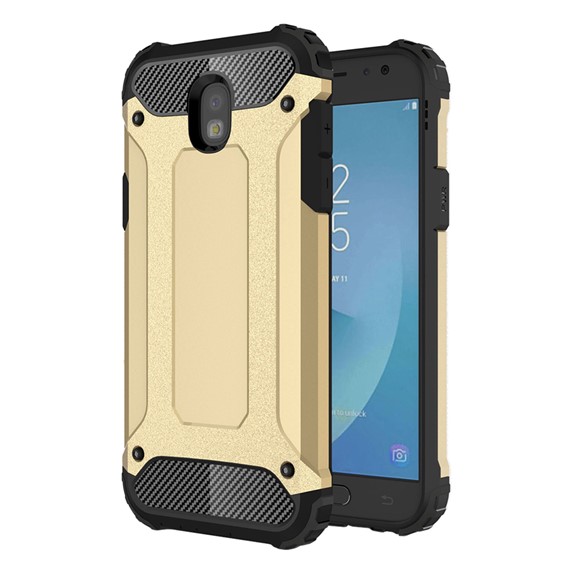 Microsonic Samsung Galaxy J5 Pro Kılıf Rugged Armor Gold 1