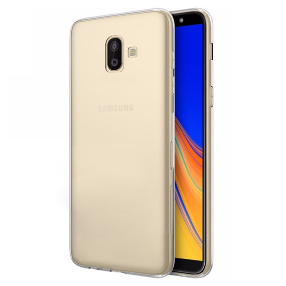 Microsonic Samsung Galaxy J6 Plus Kılıf Transparent Soft Beyaz 1