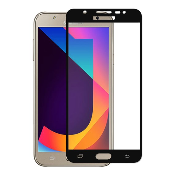 Microsonic Samsung Galaxy J7 Core 3D Kavisli Temperli Cam Full Ekran koruyucu Kırılmaz Film Siyah 1