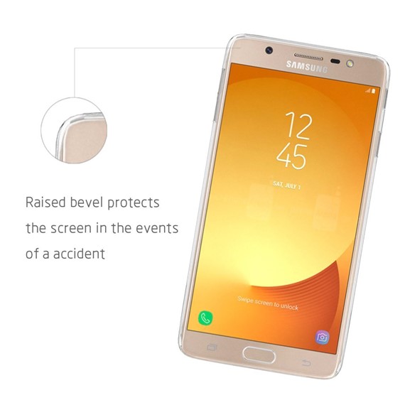 Microsonic Samsung Galaxy J7 Max Kılıf Transparent Soft Beyaz 3