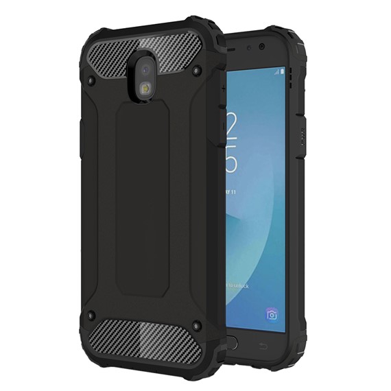 Microsonic Samsung Galaxy J7 Pro Kılıf Rugged Armor Siyah 1