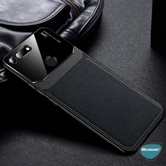 Microsonic Samsung Galaxy Note 10 Lite Kılıf Uniq Leather Lacivert 6