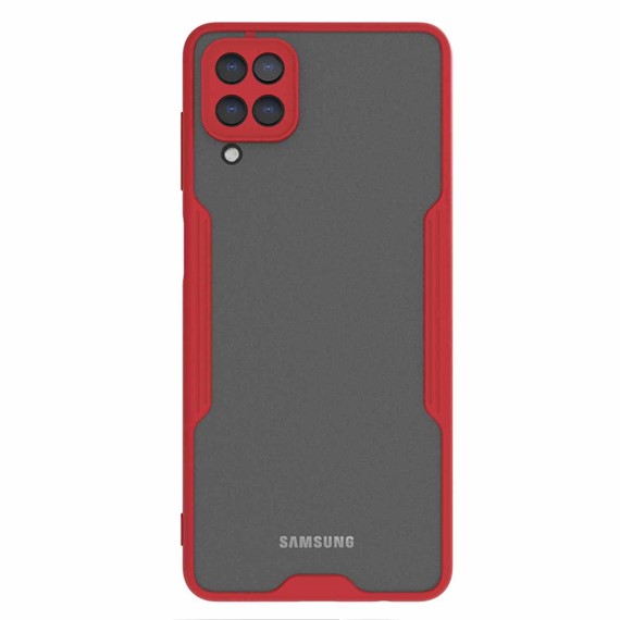 Microsonic Samsung Galaxy A12 Kılıf Paradise Glow Kırmızı 2