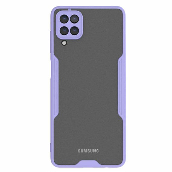 Microsonic Samsung Galaxy A12 Kılıf Paradise Glow Lila 2