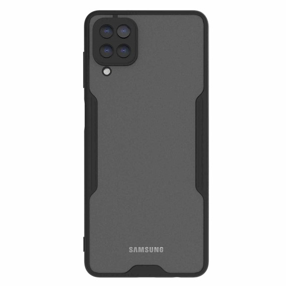 Microsonic Samsung Galaxy A12 Kılıf Paradise Glow Siyah 2