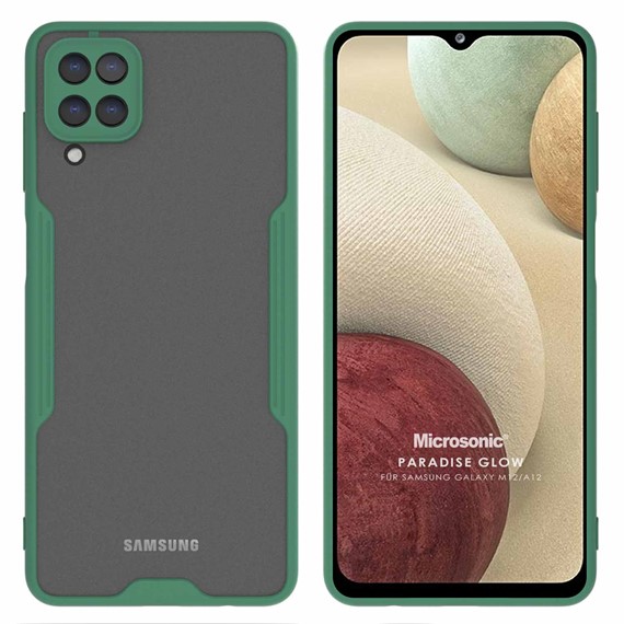 Microsonic Samsung Galaxy A12 Kılıf Paradise Glow Yeşil 1