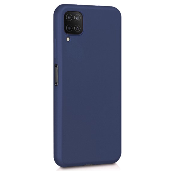 Microsonic Matte Silicone Samsung Galaxy M12 Kılıf Lacivert 2