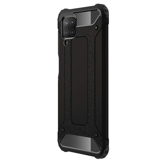 Microsonic Samsung Galaxy M12 Kılıf Rugged Armor Siyah 2