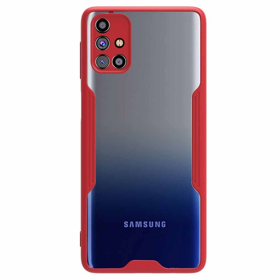 Microsonic Samsung Galaxy M31S Kılıf Paradise Glow Kırmızı 2