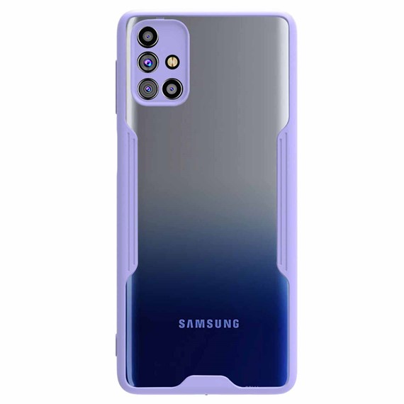 Microsonic Samsung Galaxy M31S Kılıf Paradise Glow Lila 2