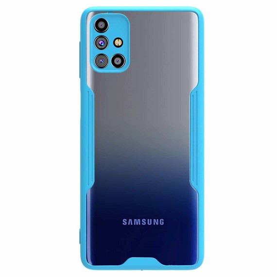 Microsonic Samsung Galaxy M31S Kılıf Paradise Glow Turkuaz 2