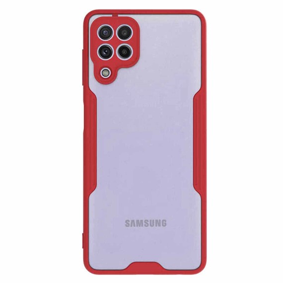 Microsonic Samsung Galaxy A22 4G Kılıf Paradise Glow Kırmızı 2
