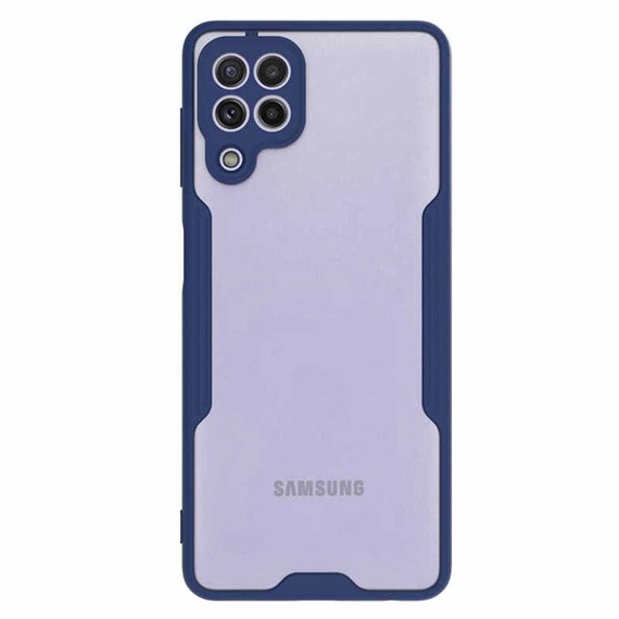 Microsonic Samsung Galaxy M32 4G Kılıf Paradise Glow Lacivert 2
