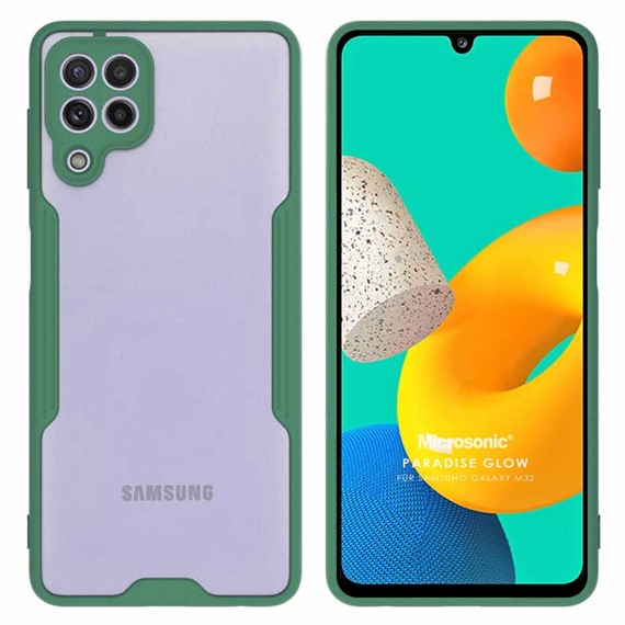 Microsonic Samsung Galaxy A22 4G Kılıf Paradise Glow Yeşil 1