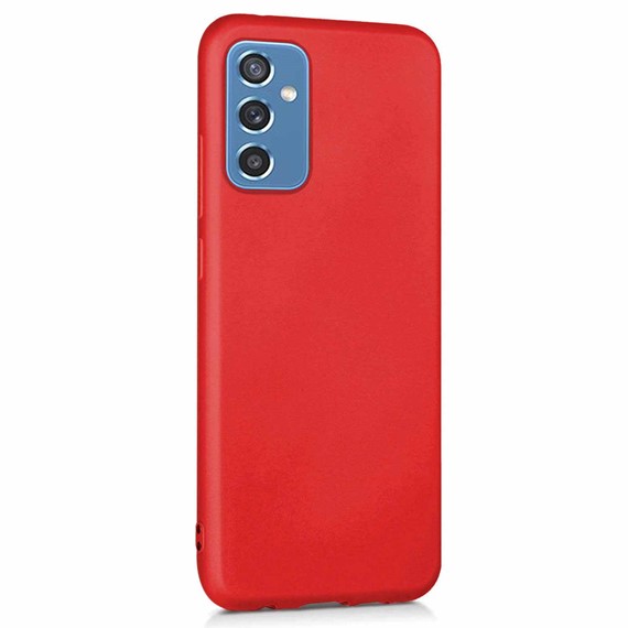 Microsonic Matte Silicone Samsung Galaxy M52 Kılıf Kırmızı 2