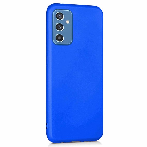 Microsonic Matte Silicone Samsung Galaxy M52 Kılıf Mavi 2