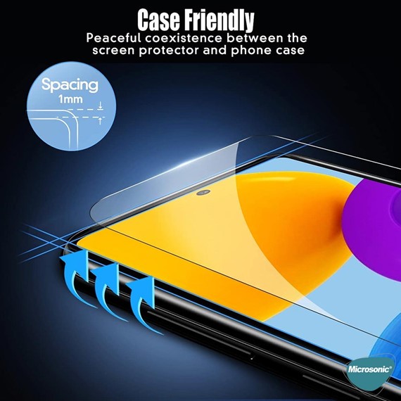 Microsonic Samsung Galaxy M52 Tempered Glass Cam Ekran Koruyucu 4